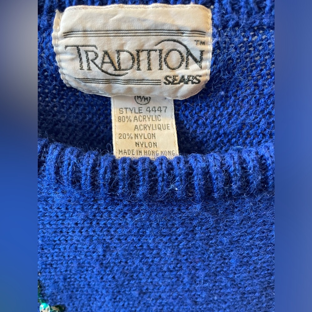 Tradition Vintage Sequined Sweater - Picture 3 of 4
